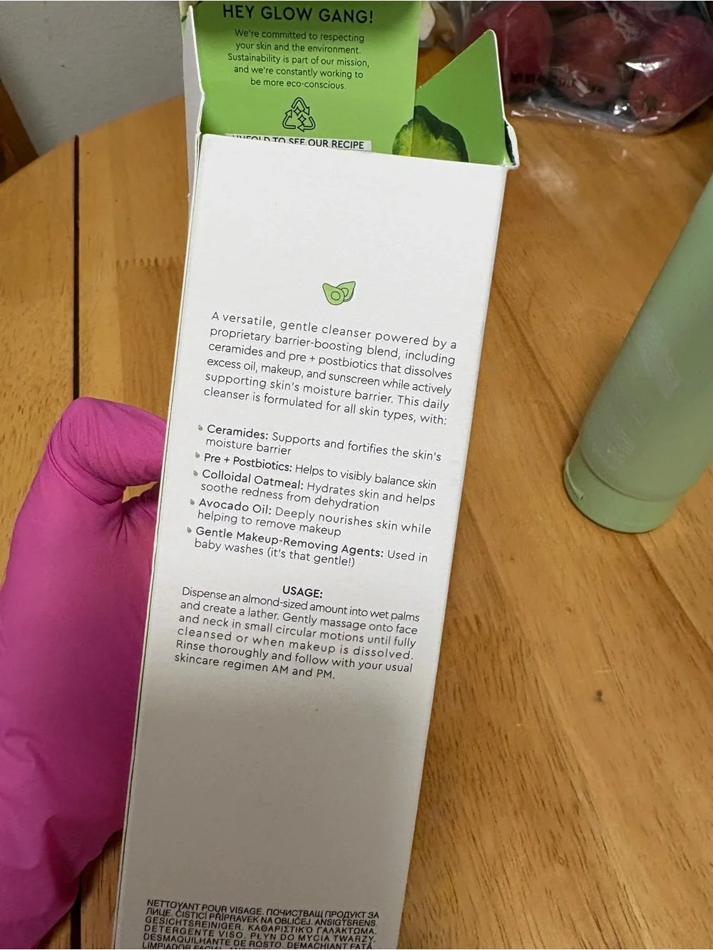 Glow Recipe Avocado Ceramide Moisture Barrier Cleanser,Full Sz 5oz, BNIB, SEALED